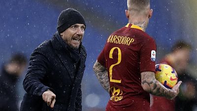 Roma, Karsdorp "non voglio più fermarmi" Roma, Karsdorp "non voglio più fermarmi"