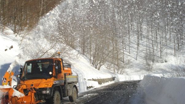 Codice giallo per neve domani in Toscana Codice giallo per neve domani in Toscana