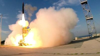 Israël annonce avoir testé avec succès un système antimissiles de longue portée Israël annonce avoir testé avec succès un système antimissiles de longue portée