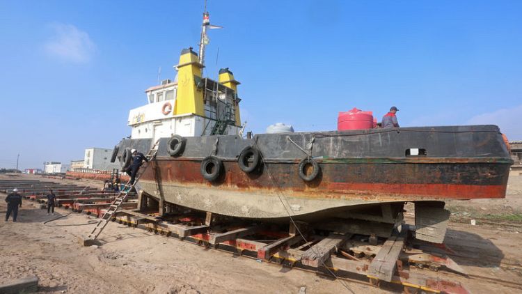 A century on, Basra's British-era shipyard going strong