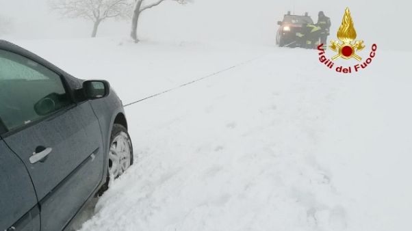 Maltempo, Marche tra neve e pioggia Maltempo, Marche tra neve e pioggia