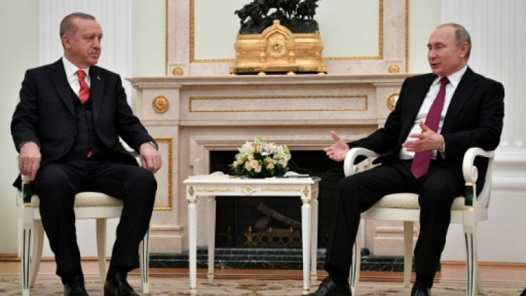 Erdogan à Moscou pour discuter de la Syrie avec Poutine