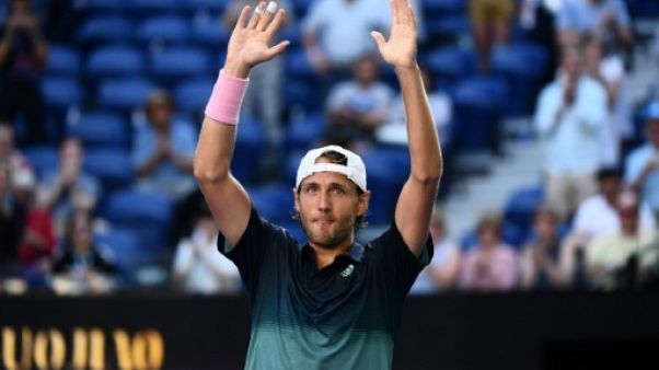 Open d'Australie: première demi-finale en Grand Chelem pour Pouille, qui dompte Raonic Open d'Australie: première demi-finale en Grand Chelem pour Pouille, qui dompte Raonic