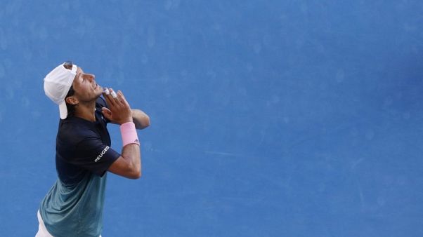 Pouille beats odds and Raonic to reach maiden semis Pouille beats odds and Raonic to reach maiden semis