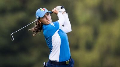 Golf: Masters Augusta si tinge di rosa Golf: Masters Augusta si tinge di rosa