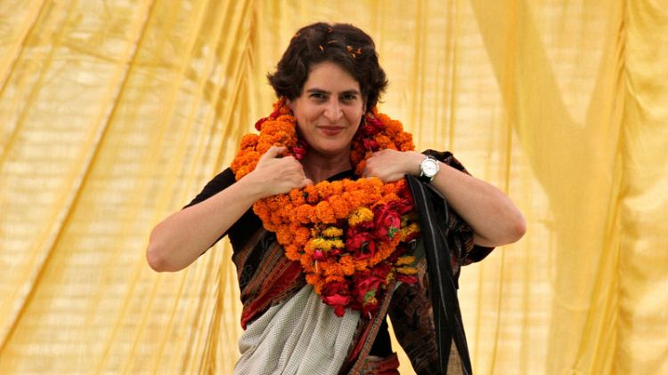Indian opposition leader Rahul Gandhi names popular sister to party post