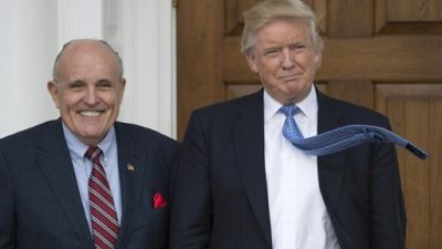 Rudy Giuliani, l'avocat de Trump à la langue qui fourche Rudy Giuliani, l'avocat de Trump à la langue qui fourche