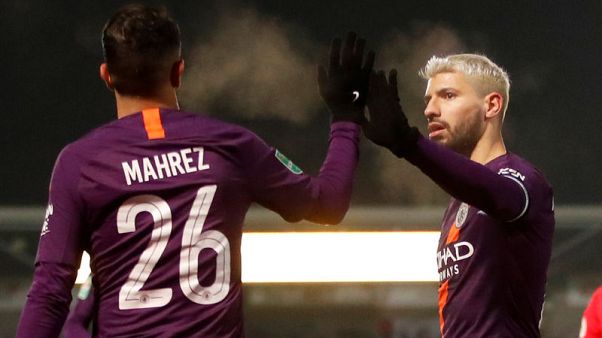 أجويرو يهز الشباك في تأهل سيتي إلى نهائي كأس الرابطة أجويرو يهز الشباك في تأهل سيتي إلى نهائي كأس الرابطة