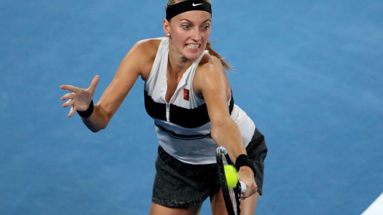 Kvitova swats aside Collins to reach first Melbourne final