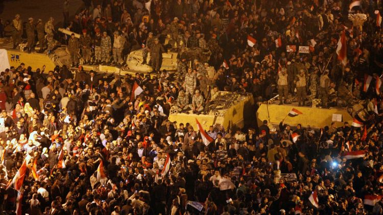 Eight years after uprising, Egyptians say freedoms have eroded