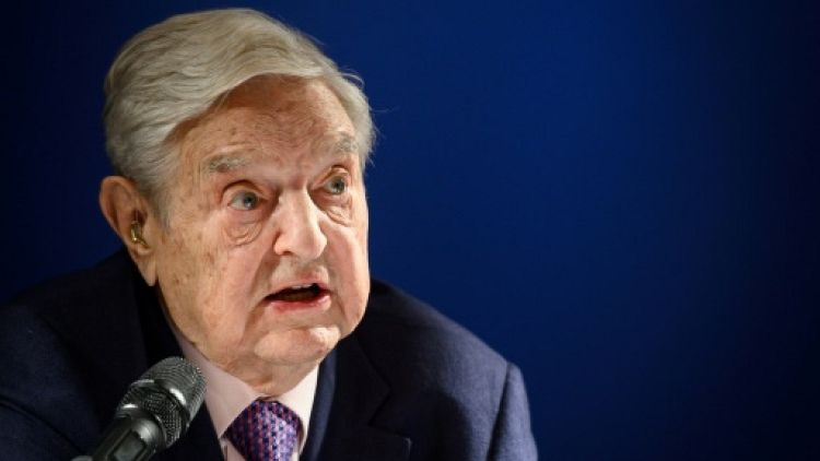 Le milliardaire philanthrope George Soros le jeudi 24 janvier 2019 à Davos