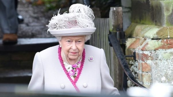 La reine Elizabeth II à Sandringham, le 25 décembre 2018 La reine Elizabeth II à Sandringham, le 25 décembre 2018