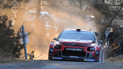 Rallye Monte-Carlo: Ogier devant mais talonné, Loeb 5e mais proche du podium Rallye Monte-Carlo: Ogier devant mais talonné, Loeb 5e mais proche du podium