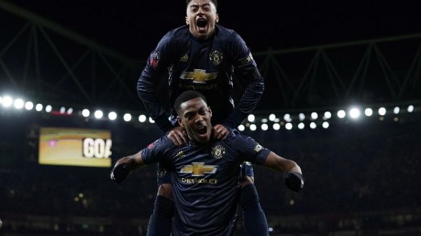 Fa Cup: 3-1 all'Arsenal, United agli ott Fa Cup: 3-1 all'Arsenal, United agli ott