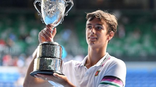 Aus Open, Musetti vince titolo junior Aus Open, Musetti vince titolo junior