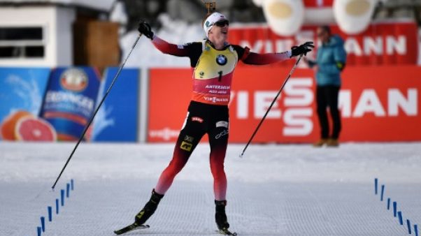 Biathlon: Boe encore impérial, Guigonnat et Fillon-Maillet sur le podium, à Anterselva Biathlon: Boe encore impérial, Guigonnat et Fillon-Maillet sur le podium, à Anterselva
