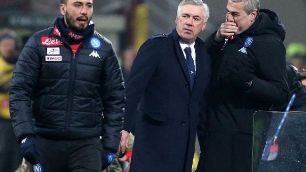 Ancelotti, espulso per una parolaccia Ancelotti, espulso per una parolaccia