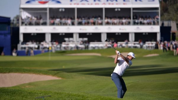 Golf - Late troubles leave Rose three ahead of Scott at Torrey Pines Golf - Late troubles leave Rose three ahead of Scott at Torrey Pines