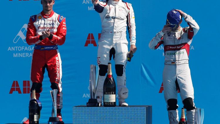 UK's Bird wins in Santiago to close on Formula E lead