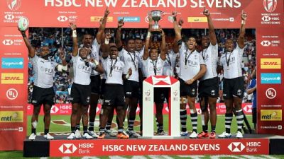 Rugby à VII: les Fidji remportent haut la main l'étape néo-zélandaise du Circuit mondial Rugby à VII: les Fidji remportent haut la main l'étape néo-zélandaise du Circuit mondial