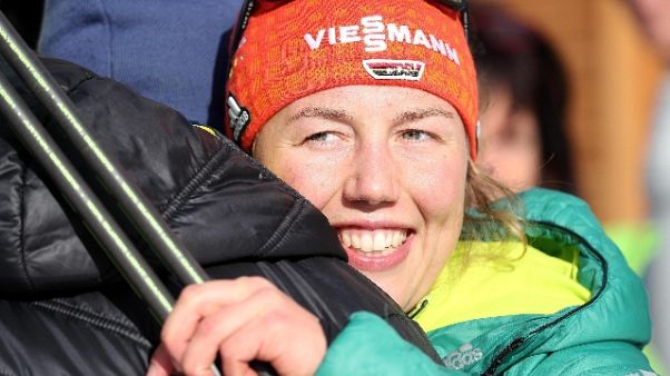 Biathlon: Dahlmeier vince a Anterselva Biathlon: Dahlmeier vince a Anterselva