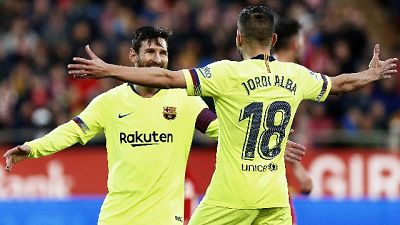 Liga: Barca vince a Girona Liga: Barca vince a Girona