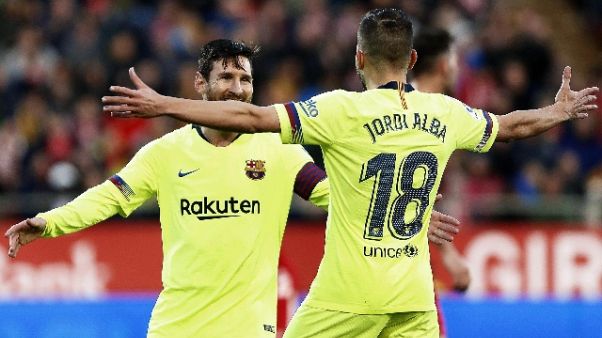 Liga: Barca vince a Girona Liga: Barca vince a Girona