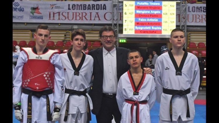 Taekwondo: Insubria Cup,visita Giorgetti
