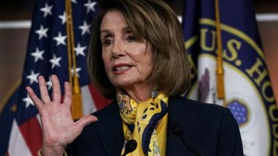 Nancy Pelosi au Capitole le 24 janvier 2019 Nancy Pelosi au Capitole le 24 janvier 2019