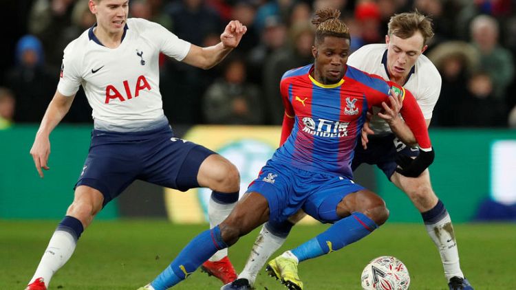 Second-string Spurs knocked out of Cup by Palace
