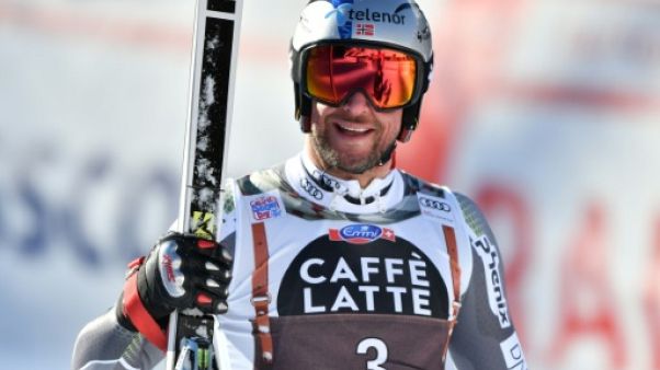 Le skieur norvégien Aksel Lund Svindal, le 19 janvier 2019 à Wengen Le skieur norvégien Aksel Lund Svindal, le 19 janvier 2019 à Wengen