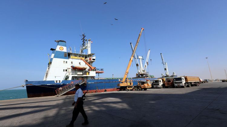 U.N. envoy urges Yemen combatants to withdraw from lifeline port