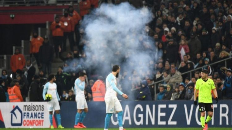 Ligue 1: huis clos total pour Marseille à titre conservatoire après les incidents contre Lille 