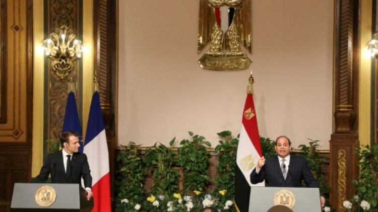 Macron à Sissi: la "stabilité" d'un pays va de pair avec "le respect des libertés"