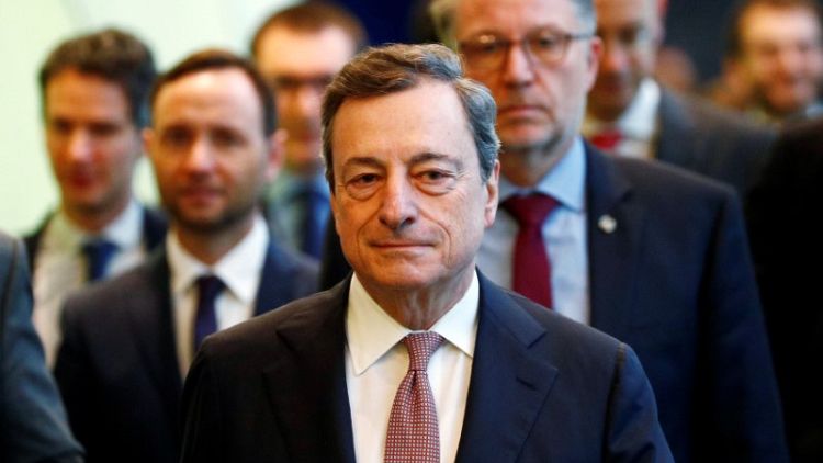 ECB's Draghi warns that uncertainty is weighing on sentiment