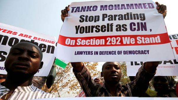 Nigeria adjourns trial of top judge suspended by president Nigeria adjourns trial of top judge suspended by president