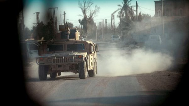Dans l'est de la Syrie, l'EI acculé dans quatre kilomètres carrés Dans l'est de la Syrie, l'EI acculé dans quatre kilomètres carrés