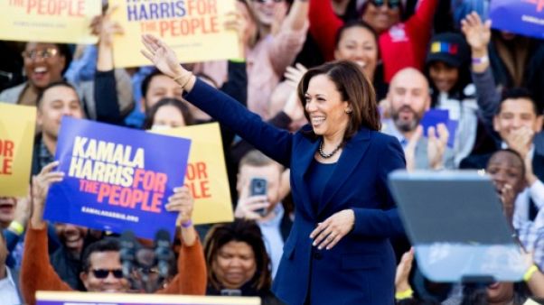 La sénatrice Kamala Harris, le 27 janvier à Oakland (Californie) La sénatrice Kamala Harris, le 27 janvier à Oakland (Californie)