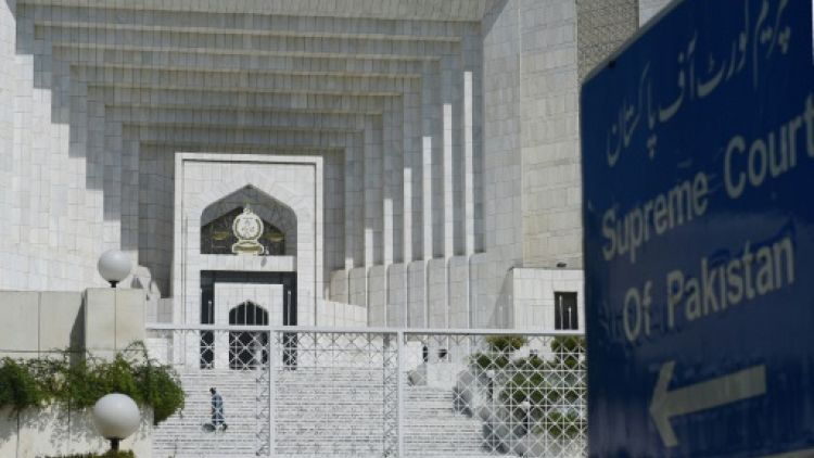 La façade de la Cour suprême à Islamabad, en septembre 2017