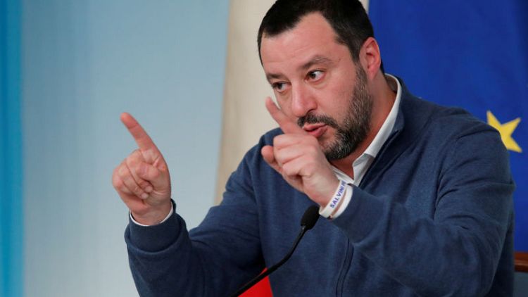 Italy's Salvini opposes migrant trial, puts ally in bind