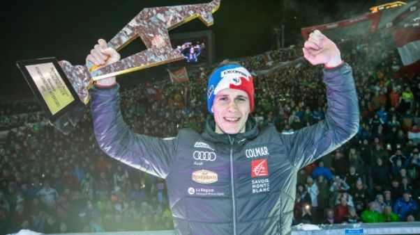 Ski: Clément Noël pour un triplé historique lors du slalom de Schladming Ski: Clément Noël pour un triplé historique lors du slalom de Schladming