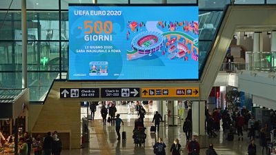 Al via a Fiumicino countdown Euro 2020 Al via a Fiumicino countdown Euro 2020