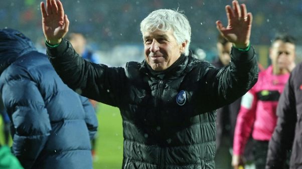 Gasperini "Juve record,ma ho fiducia" Gasperini "Juve record,ma ho fiducia"
