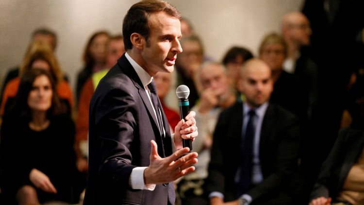 Gloom lifts in Elysee as townhall debates re-energise Macron