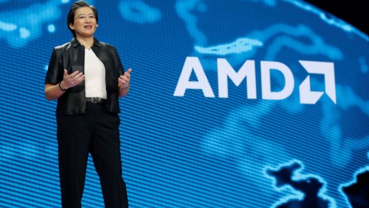 AMD reports record data centre revenue, shares jump