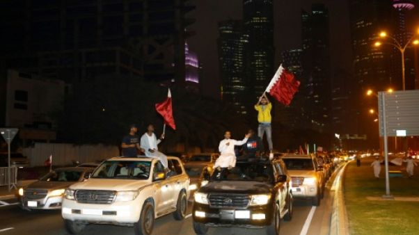 Coupe d'Asie: le Qatar en liesse après l'historique qualification en finale, "une revanche" Coupe d'Asie: le Qatar en liesse après l'historique qualification en finale, "une revanche"