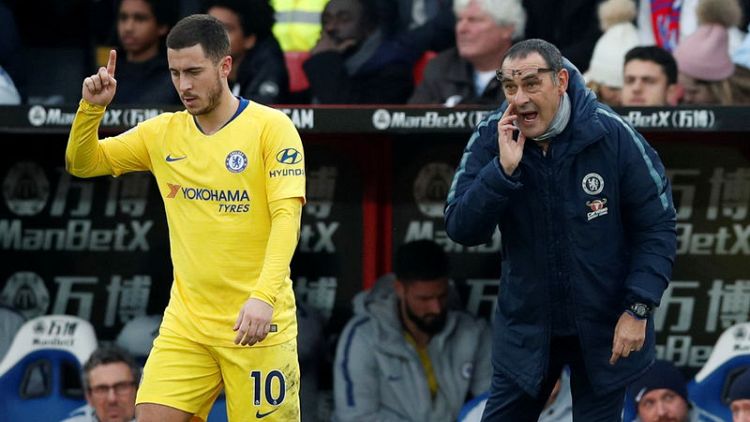 Hazard can leave Chelsea if he wants, says Sarri