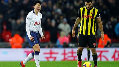 Son and Llorente strike late as Spurs beat Watford Son and Llorente strike late as Spurs beat Watford