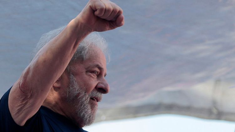 Brazil judge temporarily frees jailed ex-President Lula after brother's death