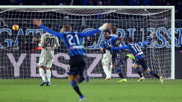 Atalanta's Zapata sends holders Juventus crashing out of Coppa Atalanta's Zapata sends holders Juventus crashing out of Coppa